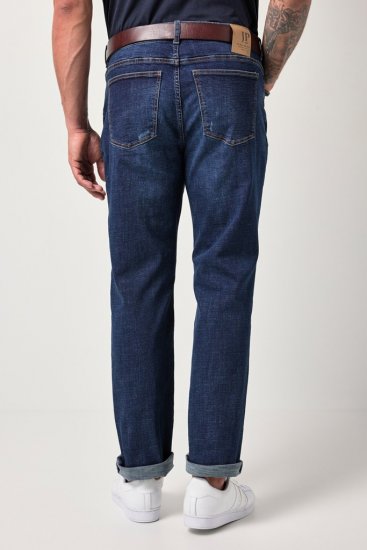 JP1880 FLEXNAMIC Jeans Tapered Loose Fit Dark Denim Blue - Jeans og bukser - Store Bukser og Store Jeans