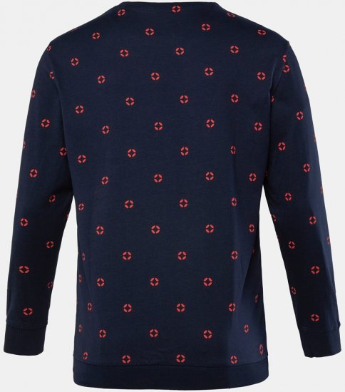 JP1880 Two-piece Pyjamas Long Sleeve and Long Trousers Navy - Undertøy & badetøy - Undertøy store størrelser 