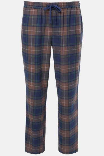 JP1880 Pyjama Trousers Flannel Check Brown - Undertøy & badetøy - Undertøy store størrelser 