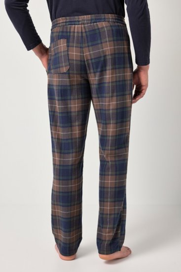 JP1880 Pyjama Trousers Flannel Check Brown - Undertøy & badetøy - Undertøy store størrelser 