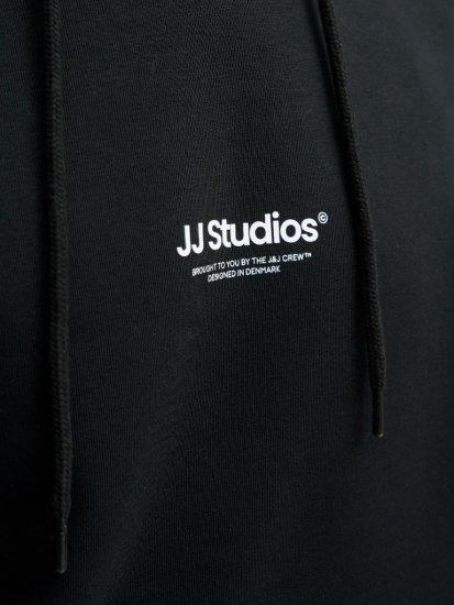 Jack & Jones Soho Hoodie Black - Gensere og hettegensere - Store hettegensere - 2XL-14XL