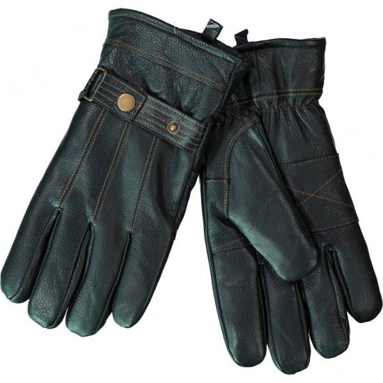 JP1880 Gloves Leather Warm Lining Black - Tilbehør - 
