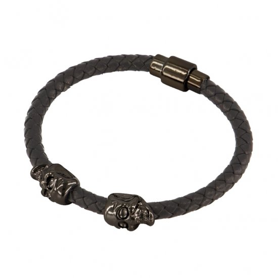 JP1880 Bracelet Skulls Black - Tilbehør - 