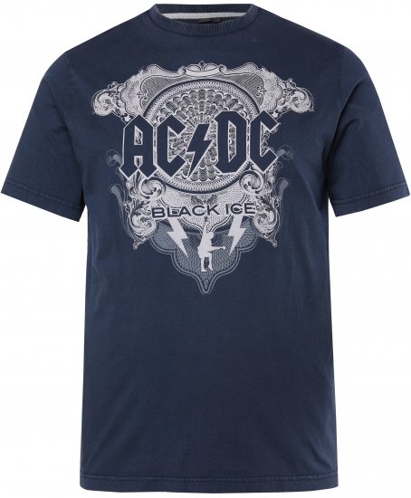 JP1880 AC/DC Black Ice T-Shirt Navy - Band T-skjorter - 