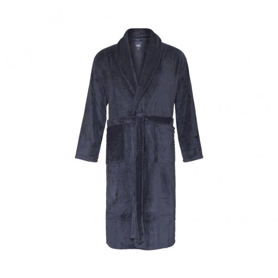 North Latitude Bathrobe Navy Blue - Badekåper/morgenkåper/håndklær - Badekåper/Morgenkåper for menn i store størrelser
