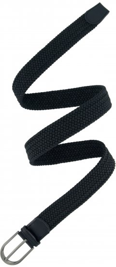 Ulla Popken Elastic Belt Black - Damebelter i store størrelser - 