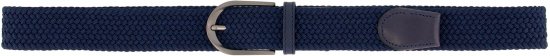 Ulla Popken Elastic Belt Blue - Damebelter i store størrelser - 