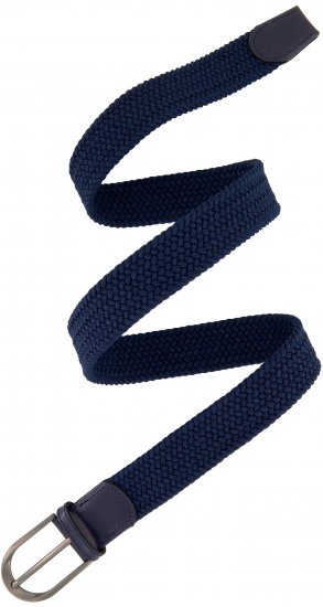 Ulla Popken Elastic Belt Blue - Damebelter i store størrelser - 