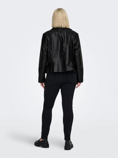 Only Carmakoma Emmy Biker Jacket Black - Skinnjakker - 