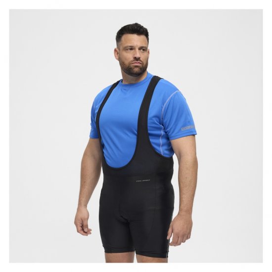 North Latitude Sport Bike Shorts With Suspenders Black - Sykleklær - 