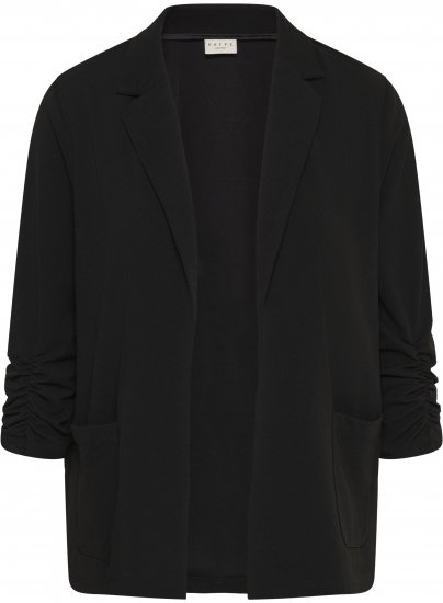 Kaffe Curve Pheolo 3/4 Sleeve Blazer Black Deep - Blazere - 