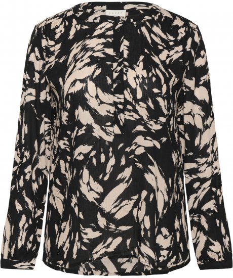 Kaffe Curve Mila Ami Bluse Svart - Bluser & tunikaer - 