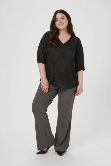 Kaffe Curve Ada Blouse Black - Bluser - 