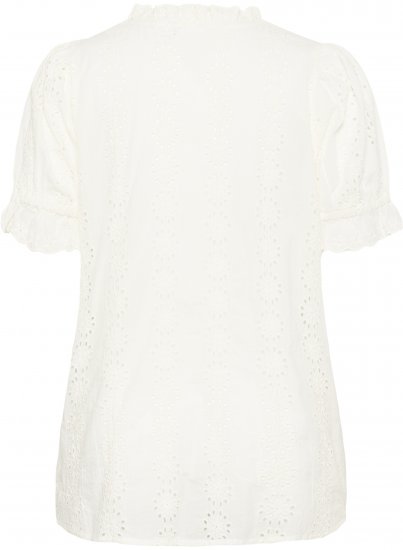 Kaffe Curve Dina Blouse White - Bluser - 