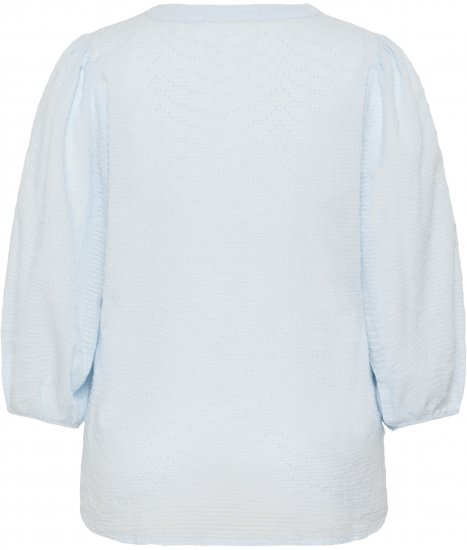 Kaffe Curve Penelopia Blouse Nantucket Breeze Blue - Bluser - 