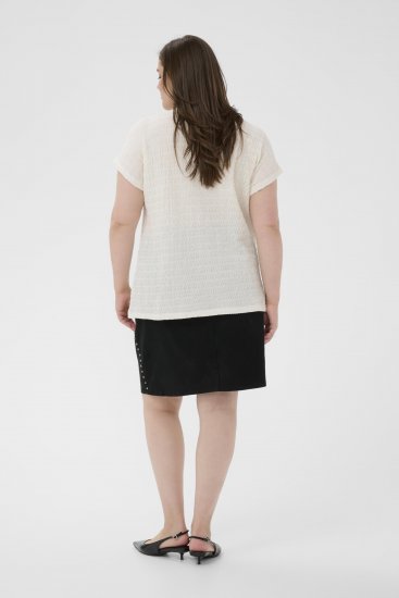 Kaffe Curve Felice Blouse Chalk - Bluser - 