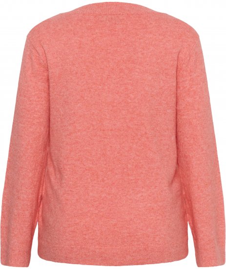 Kaffe Curve Jilanda V-Neck Pullover Red - Gensere & strikk - 