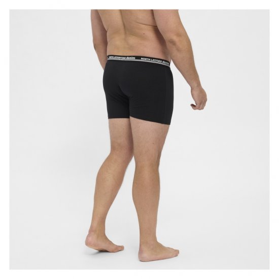 North Latitude 5-Pack Boxershorts Black - Boxershorts - Boksershorts for menn i store størrelser