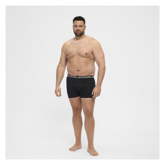 North Latitude 5-Pack Boxershorts Black - Boxershorts - Boksershorts for menn i store størrelser