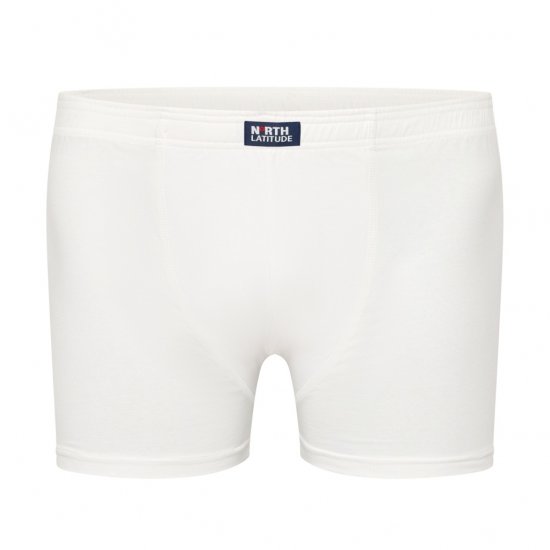 North Latitude Trunks Underwear White - Boxershorts - Boksershorts for menn i store størrelser