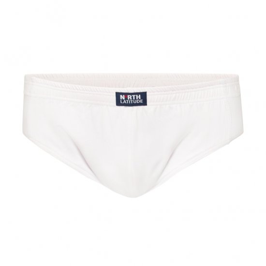 North Latitude Brief Underwear White - Herretrusser - Truser i store størrelser