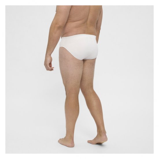 North Latitude Brief Underwear White - Herretrusser - Truser i store størrelser