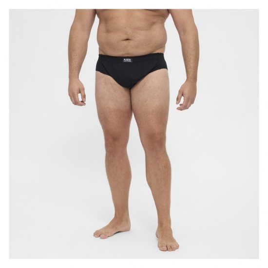 North Latitude Brief Underwear Black - Herretrusser - Truser i store størrelser