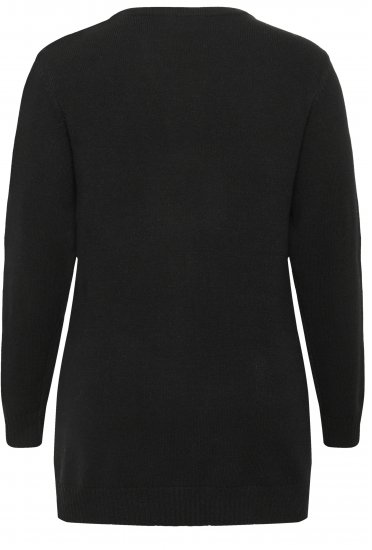 Kaffe Curve Alianna Knit Cardigan Black Deep - Cardigans - 