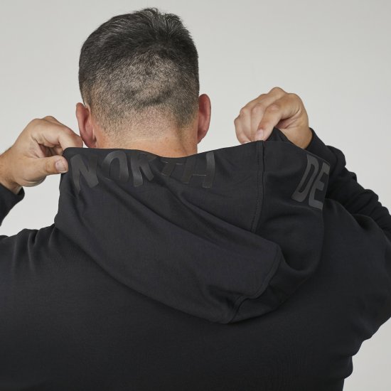 North Latitude 61325 Cardigan med Hette Svart - Gensere og hettegensere - Store hettegensere - 2XL-14XL