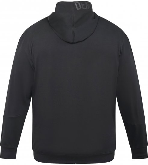 North Latitude 61325 Cardigan med Hette Svart - Gensere og hettegensere - Store hettegensere - 2XL-14XL
