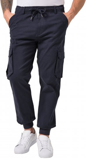 JP1880 Stretchy FLEXNAMIC Cargo Pants Navy - Cargobukser til menn i store størrelser - Cargobukser til menn i store størrelser
