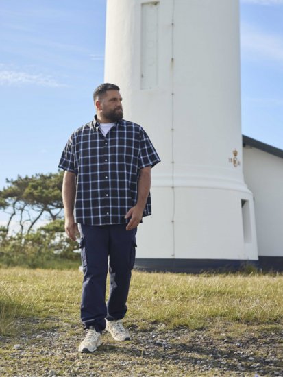 North Latitude 51141 Stretch Cargo Pants Navy - Jeans og bukser - Store Bukser og Store Jeans