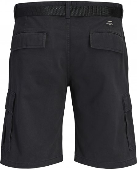 Jack & Jones Cole Hudson Belted Cargo Shorts Black - Shorts - Store shorts - W40-W60