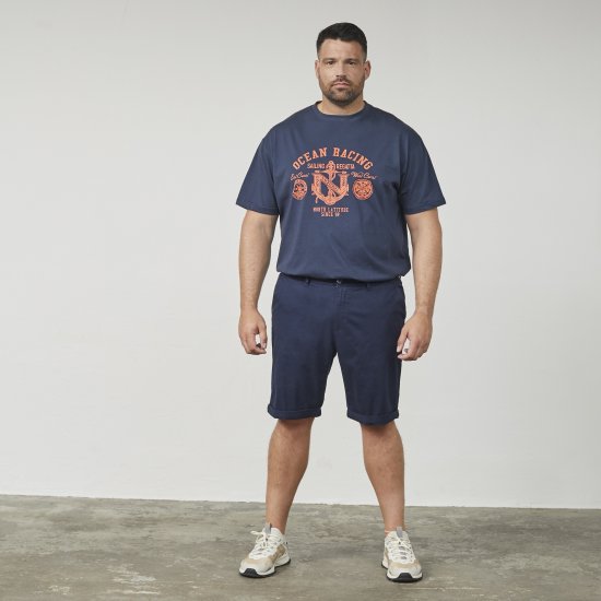 North Latitude 61147 Chinoshorts Marineblå - Shorts - Store shorts - W40-W60