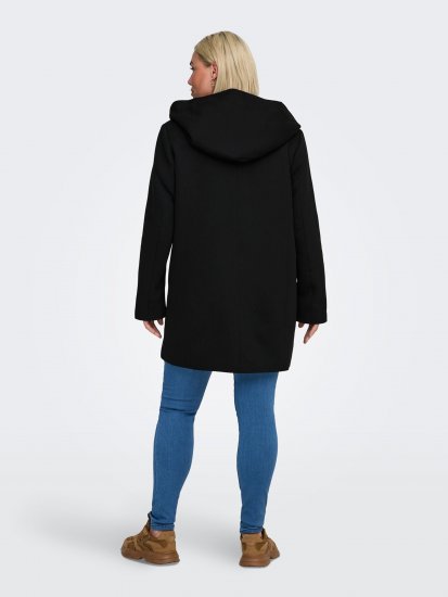 Only Carmakoma Sedona Light Coat Black - Vinterkåper - 
