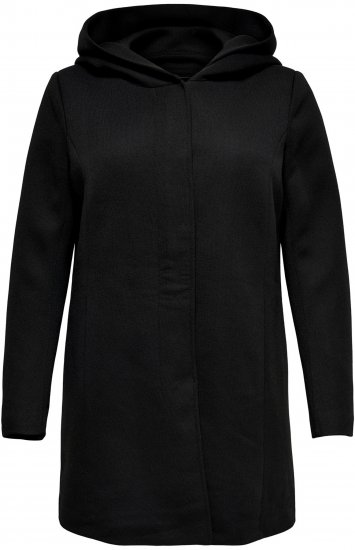 Only Carmakoma Sedona Light Coat Black - Vinterkåper - 