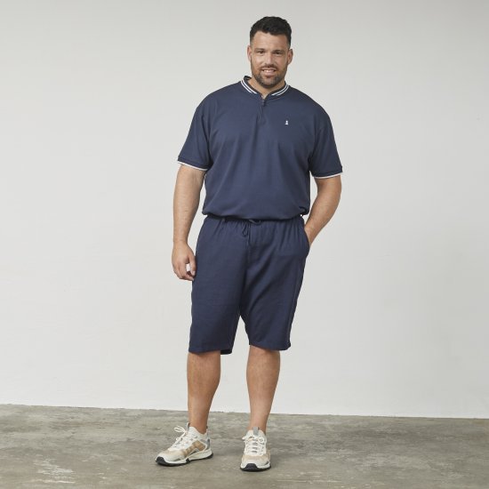 North Latitude 61154 Comfort Fit-shorts i Lin Marineblå - Shorts - Store shorts - W40-W60