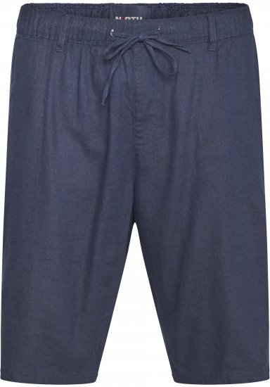 North Latitude 61154 Comfort Fit-shorts i Lin Marineblå - Shorts - Store shorts - W40-W60