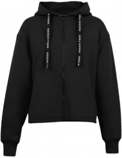 Nora Mikken GERTRUD Cropped Hoodie Black - Gensere og hettegensere - Gensere og hettegensere til dame
