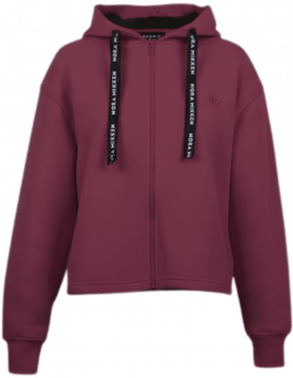 Nora Mikken GERTRUD Cropped Hoodie Burgundy - Gensere og hettegensere - Gensere og hettegensere til dame
