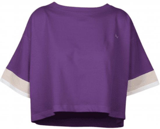 Nora Mikken AGNES Crop Top Purple - T-skjorter - 