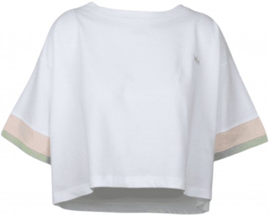 Nora Mikken AGNES Crop Top White - T-skjorter - 