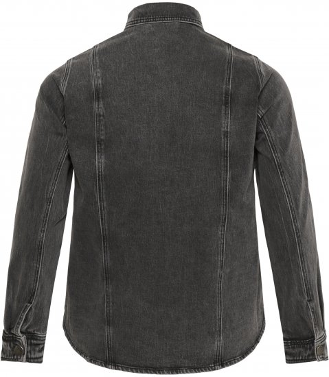 Kaffe Curve Petri Denim Jacket Grey Vintage Wash - Jakker - 