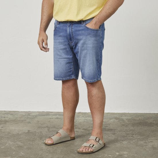 North Latitude 61339 Mick Jog Jeansshorts Blå - Shorts - Store shorts - W40-W60