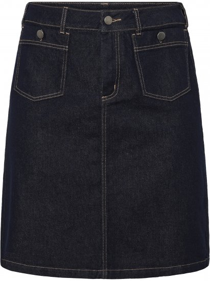 Kaffe Curve Roria Denim Skirt Dark Blue - Skjørt - 