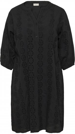 Kaffe Curve Dina Dress Black Deep - Midikjoler - 