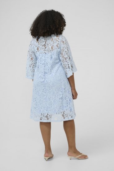 Kaffe Curve Lucy Dress Nantucket Breeze Blue - Midikjoler - 