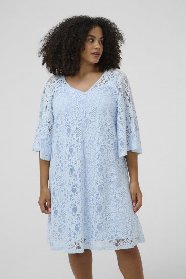 Kaffe Curve Lucy Dress Nantucket Breeze Blue - Midikjoler - 