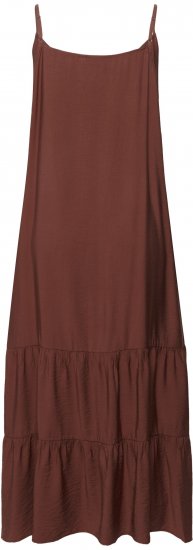 Kaffe Curve Emilia Dress Henna Brown - Maxikjoler - 
