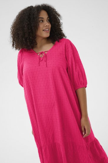 Kaffe Curve Thea Dress Beetroot Purple - Kjoler - 